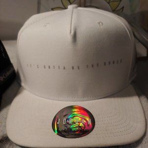 White Jordan 4 Pure Money "ITS GOTTA BE THE SHOES" Snap-Back Hat